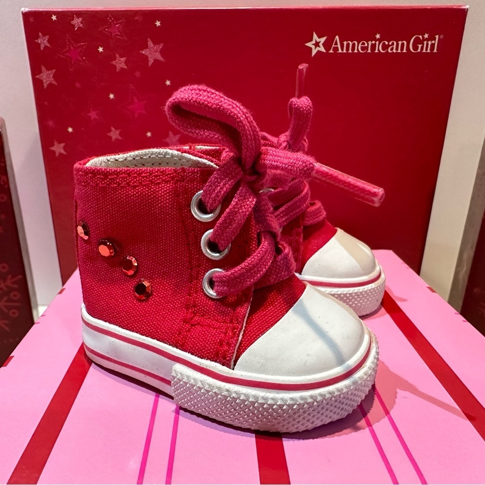 Vintage American Girl Doll‎ Red High Top Sneakers